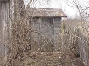 The Outbuilding Ed H used in the 50s