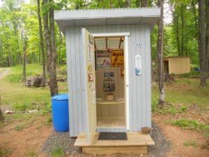 Camp Whiskey Soda Outhouse