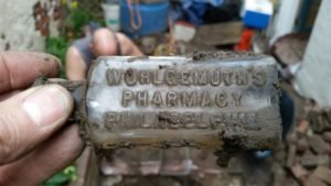 Philadelphia Outhouse Dig Philly Pharm bottle