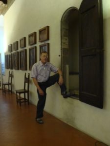 Entrance to the indoor castle Outhouse in Palazzo Vecchio