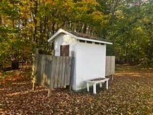 Church Outhouse found in Evergreen, Wisconsin