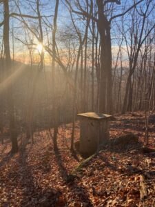Outhouse in Virginia found on a hike