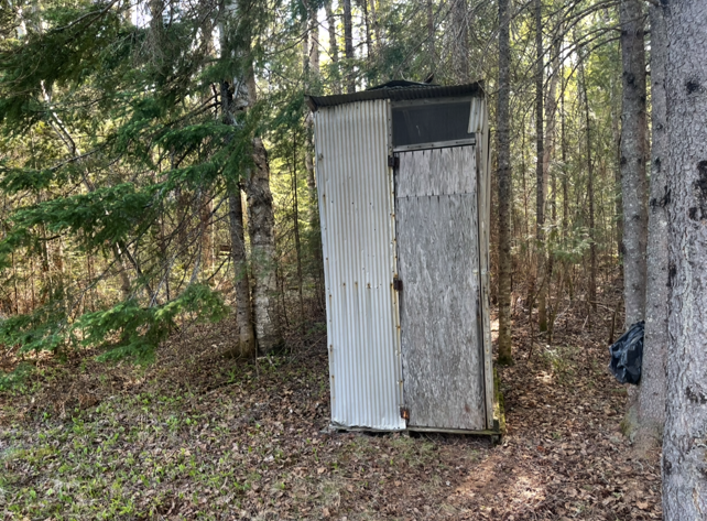 Contributed by Rick M.
This is Rick's bush Outhouse near WAWA Ontario, Canada