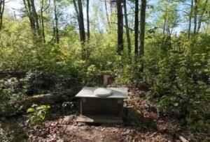 Open Air Privy found on the Appalachian Trail